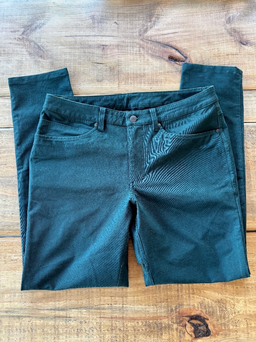 Lululemon Pants Mens 32 Abc Chino 5 Pocket Stretch Slim Warpstreme Green